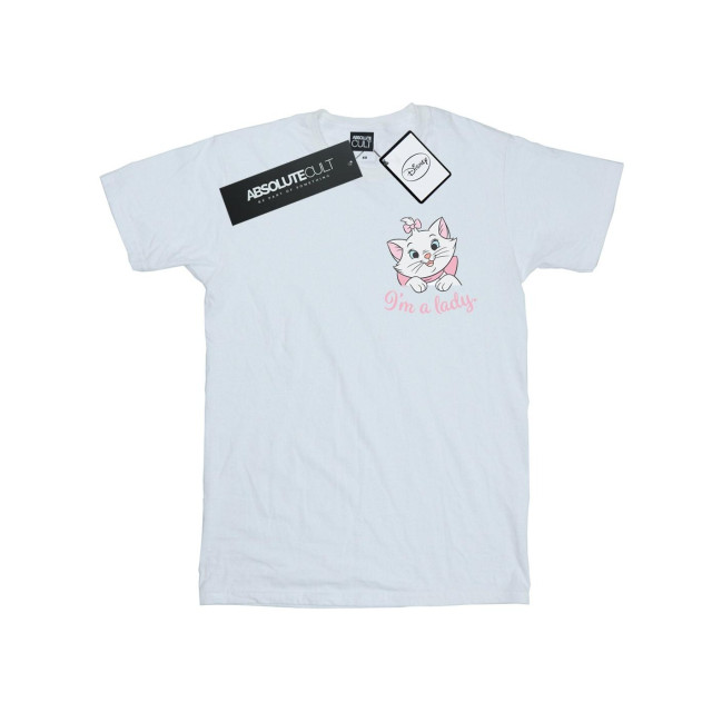 Li-cense Disney heren aristocats marie i´m a lady borast print t-shirt UTBI19447_white large