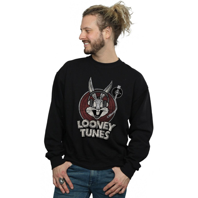 Li-cense Looney tunes heren bugs bunny cirkel logo sweatshirt UTBI1998_black large