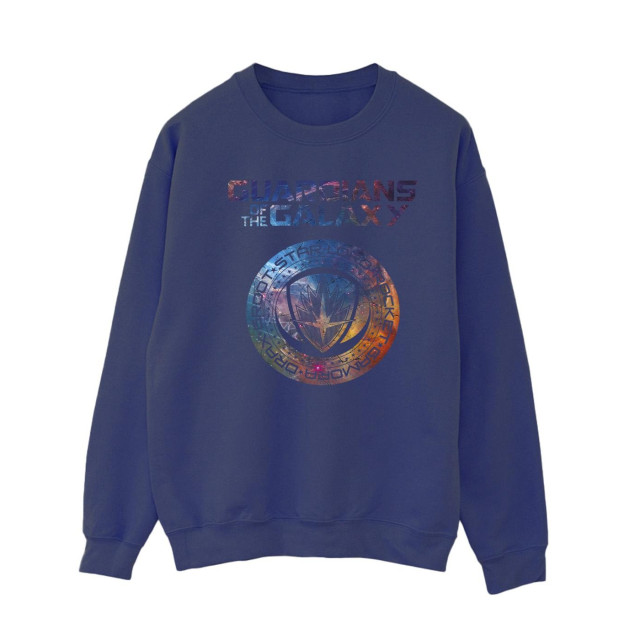 Li-cense Marvel dames guardians of the galaxy sterren vullen logo sweatshirt UTBI19691_navyblue large
