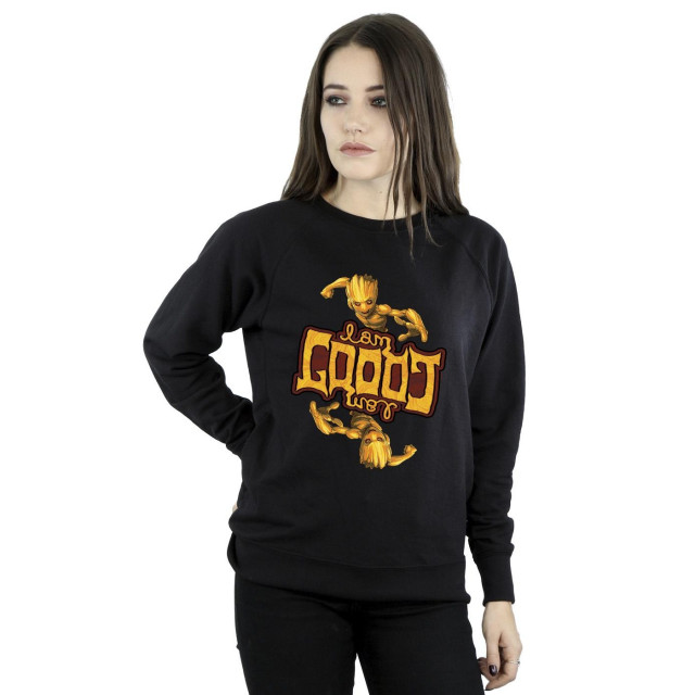 Li-cense Marvel dames guardians of the galaxy groot omgekeerd graan sweatshirt UTBI19381_black large