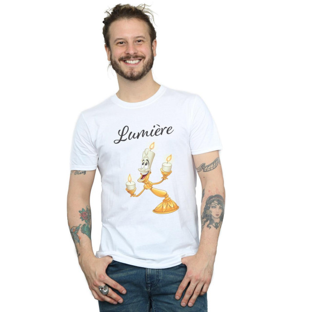 Li-cense Disney heren beauty and the beast be our guest t-shirt UTBI19406_white large