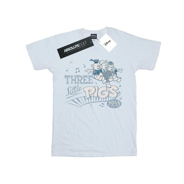 Li-cense Disney heren drie kleine varkens 1933 t-shirt UTBI19671_white large