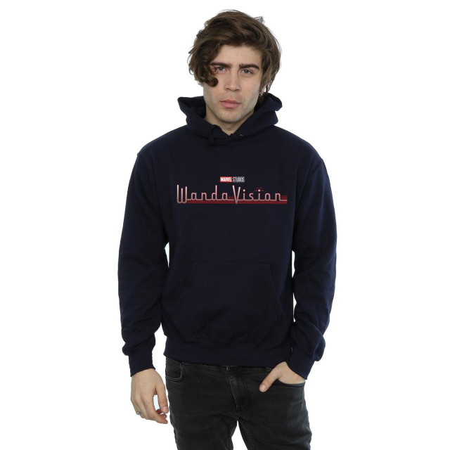 Li-cense Marvel heren wandavision logo hoodie UTBI19851_navyblue large