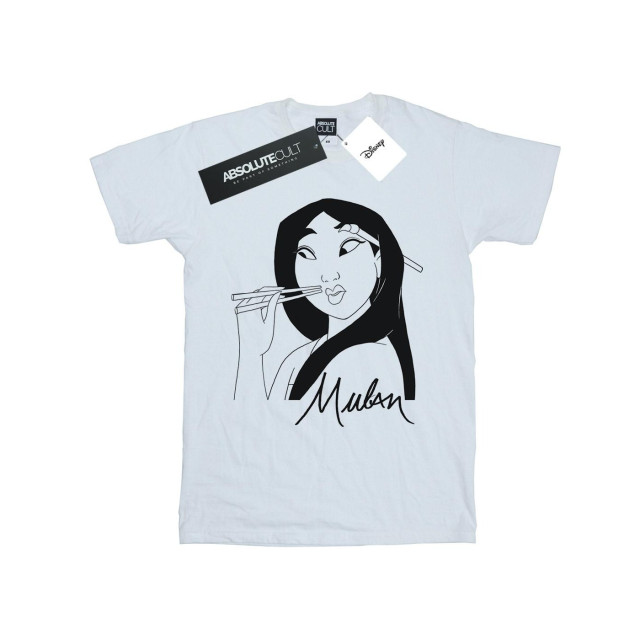 Li-cense Disney heren mulan eetstokjes t-shirt UTBI19367_white large