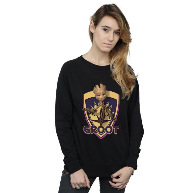 Li-cense Marvel dames guardians of the galaxy groot badge sweatshirt UTBI19312_black large