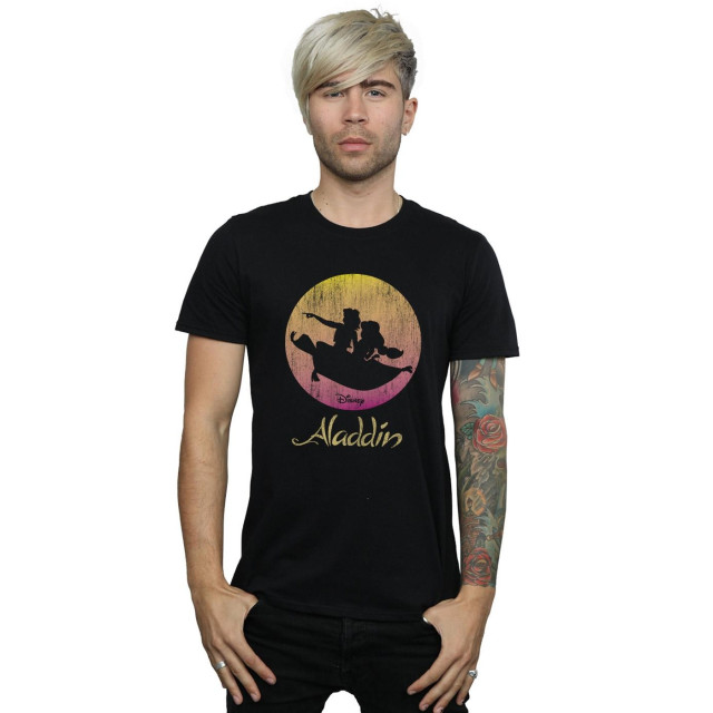 Li-cense Disney heren aladdin vliegende zonsondergang t-shirt UTBI19295_black large