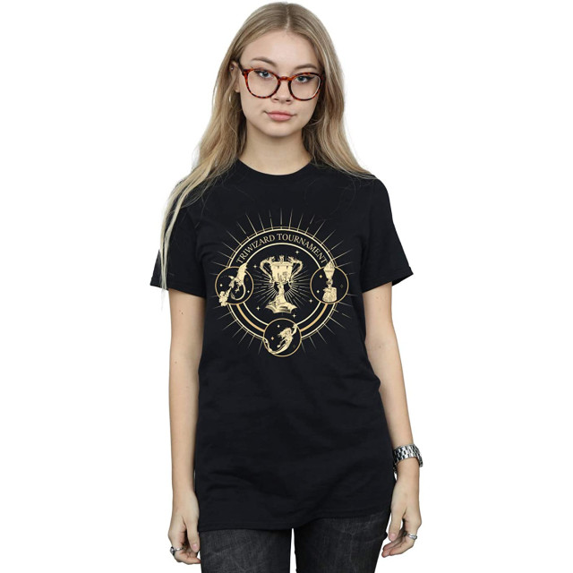 Li-cense Harry potter unisex-tovertovenaarszeehond t-shirt volwassenen UTBI192_blackgold large
