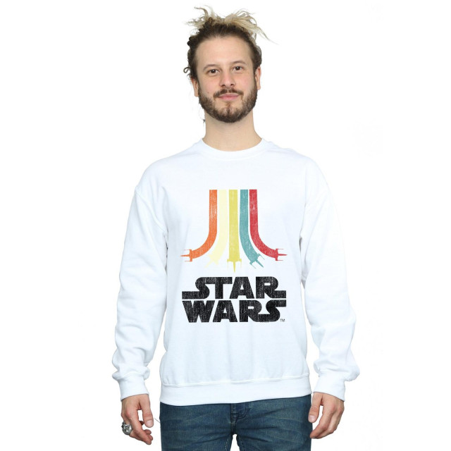 Li-cense Star wars heren regenboog sweatshirt UTBI1950_white large