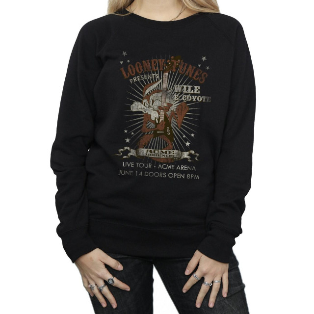 Li-cense Looney tunes dames wile e coyote gitaar sweatshirt UTBI1990_black large