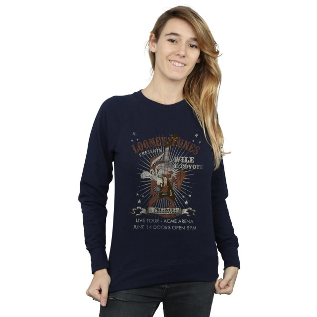 Li-cense Looney tunes dames wile e coyote gitaar sweatshirt UTBI1990_navyblue large