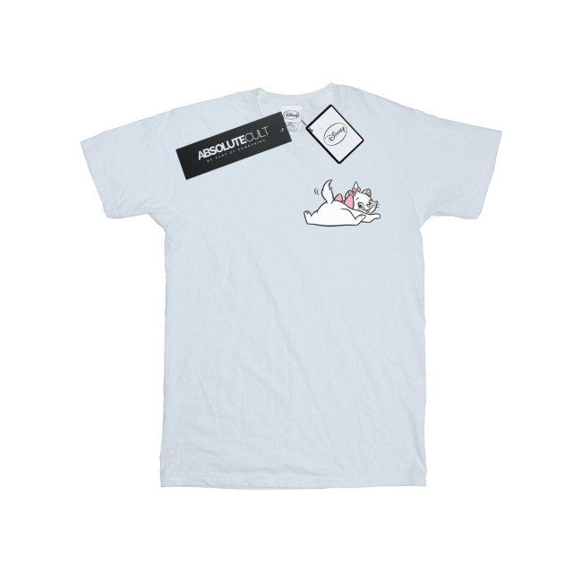 Li-cense Disney heren aristocats marie sweet rugzijde borstprint t-shirt UTBI19256_white large