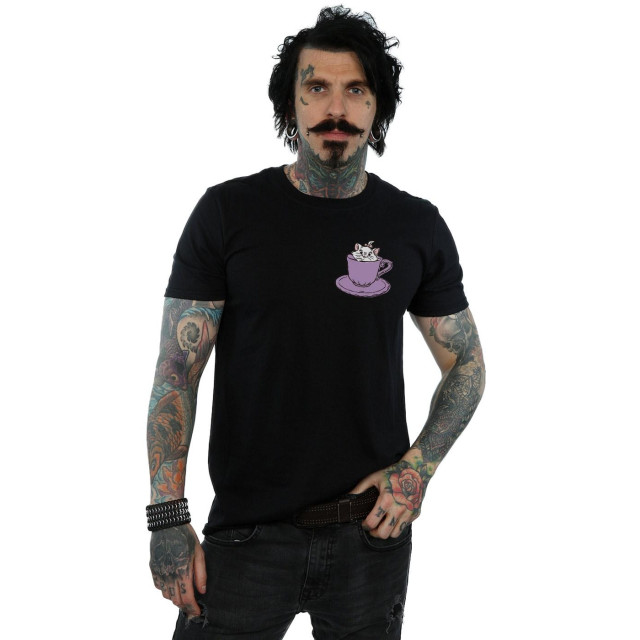 Li-cense Disney heren aristokatten marie in beker borst t-shirt UTBI19407_black large