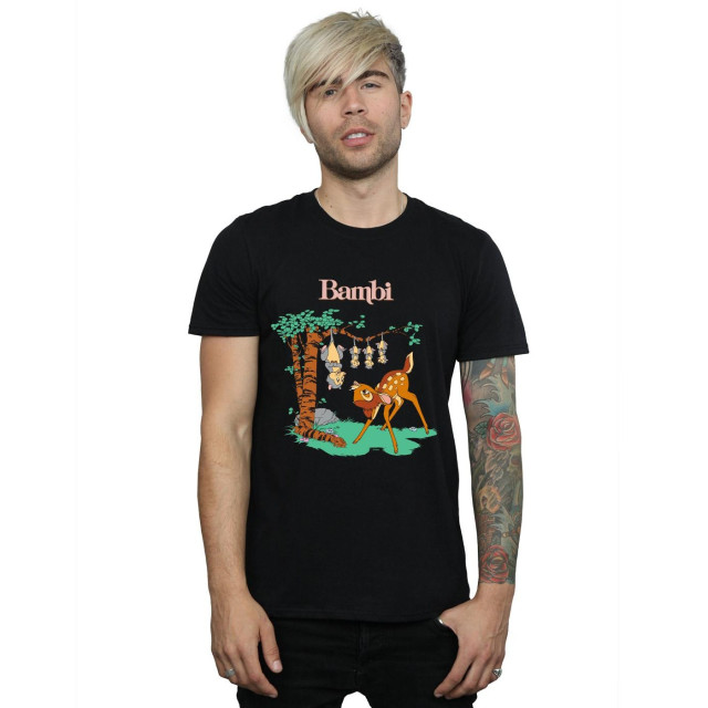Li-cense Disney heren bambi gekanteld omhoog t-shirt UTBI19095_black large