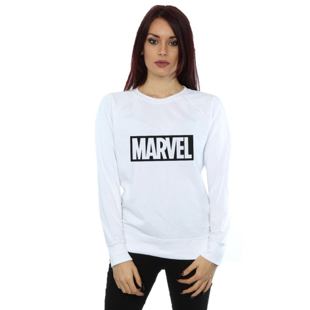 Li-cense Marvel dames outline logo sweatshirt UTBI1913_white large