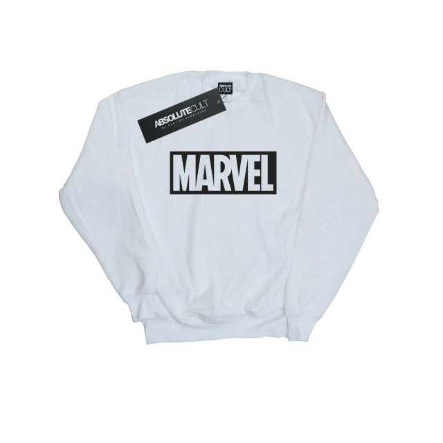 Li-cense Marvel heren outline logo sweatshirt UTBI1912_white large