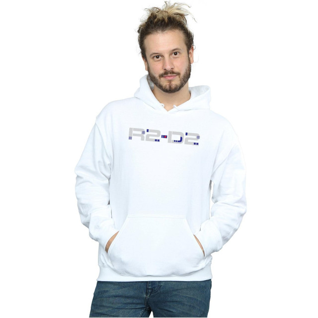 Li-cense Star wars heren the rise of skywalker r2-d2 tekst logo hoodie UTBI19031_white large
