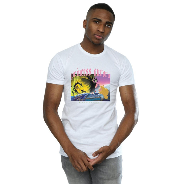 Li-cense Disney heren doornroosje en maleficent t-shirt UTBI18973_white large