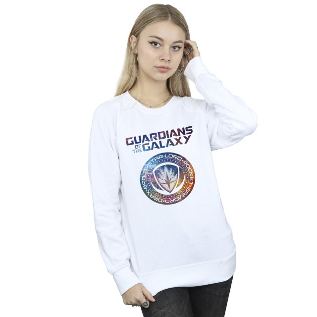 Li-cense Marvel dames guardians of the galaxy sterren vullen logo sweatshirt UTBI19691_white large