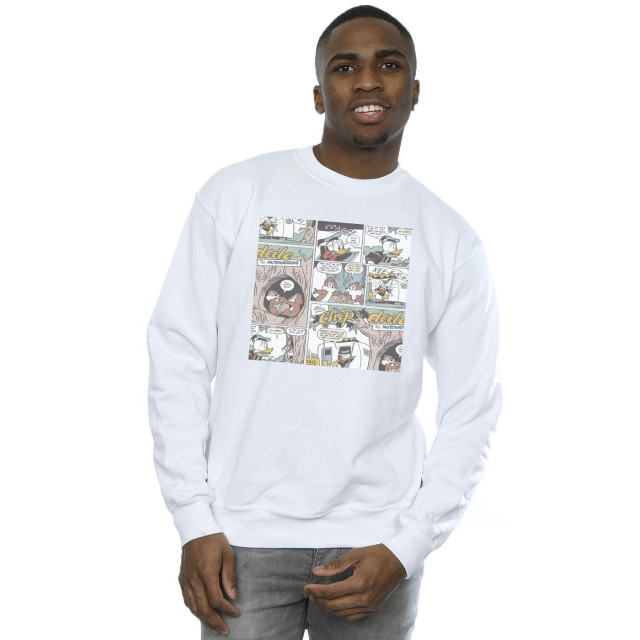 Li-cense Disney heren chip ´n dale comic sweatshirt UTBI19006_white large