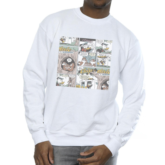Li-cense Disney heren chip ´n dale comic sweatshirt UTBI19006_white large