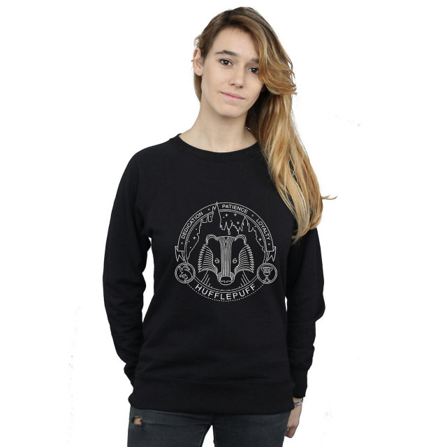 Li-cense Harry potter dames hufflepuff seal sweatshirt UTBI1978_black large