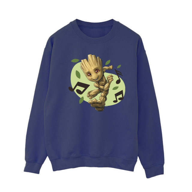 Li-cense Marvel dames guardians of the galaxy groot muzieknoten sweatshirt UTBI19359_navyblue large