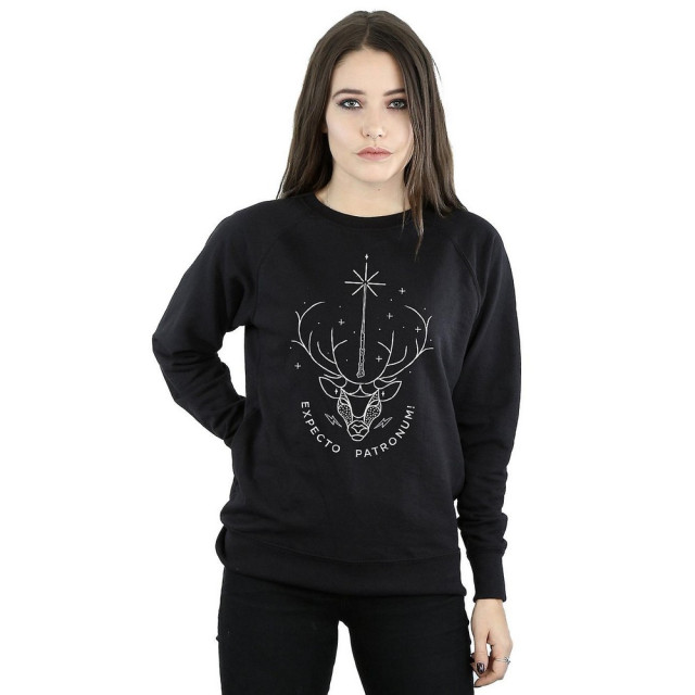 Li-cense Harry potter dames expecto patronum charme sweatshirt UTBI1935_black large
