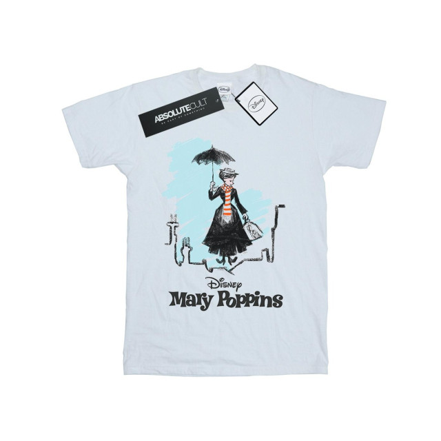 Li-cense Disney heren mary poppins rooftop landing kleuren t-shirts UTBI18834_white large