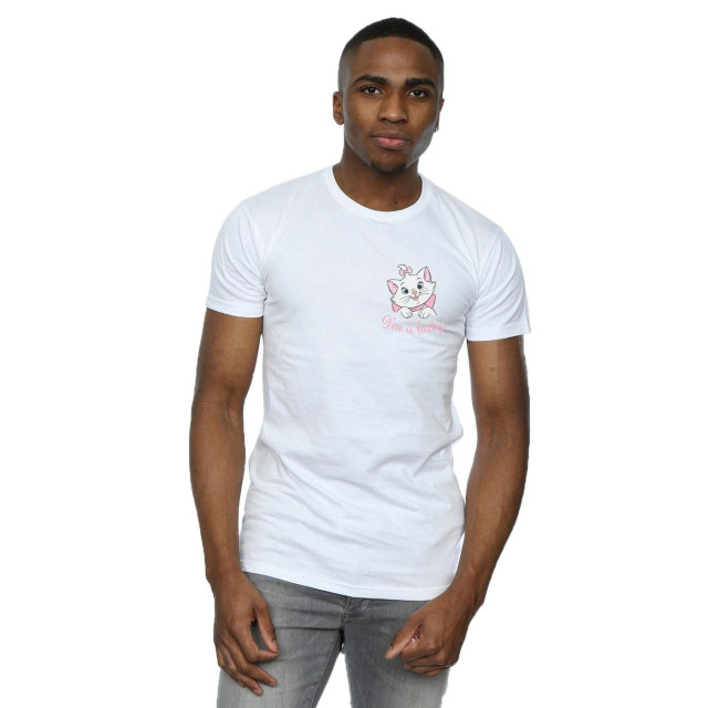 Li-cense Disney heren aristocats marie i´m a lady borast print t-shirt UTBI19447_white large
