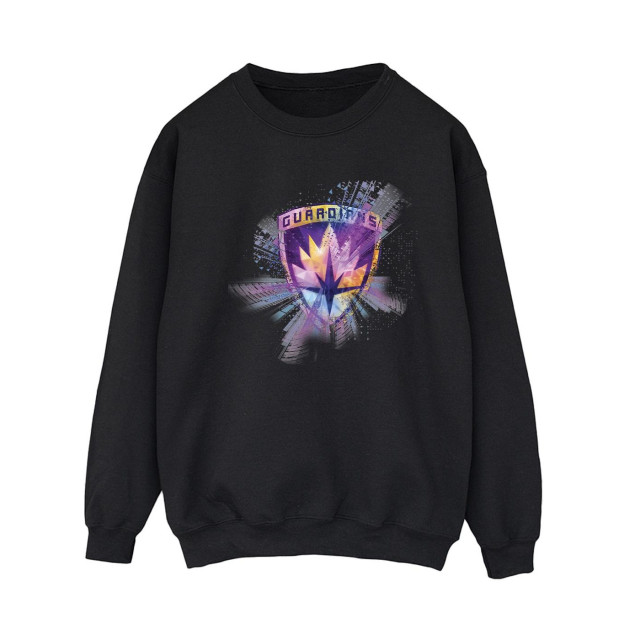 Li-cense Marvel dames guardians of the galaxy abstract star lord sweatshirt UTBI19503_black large