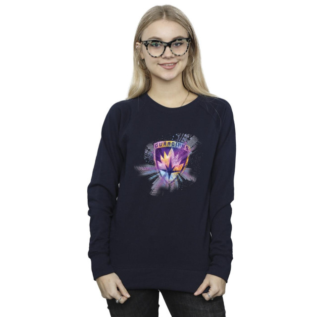 Li-cense Marvel dames guardians of the galaxy abstract star lord sweatshirt UTBI19503_navyblue large