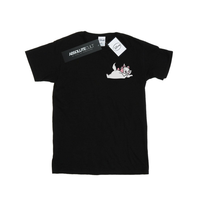 Li-cense Disney heren aristocats marie sweet rugzijde borstprint t-shirt UTBI19256_black large