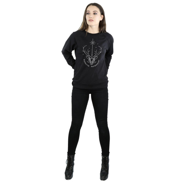Li-cense Harry potter dames expecto patronum charme sweatshirt UTBI1935_black large