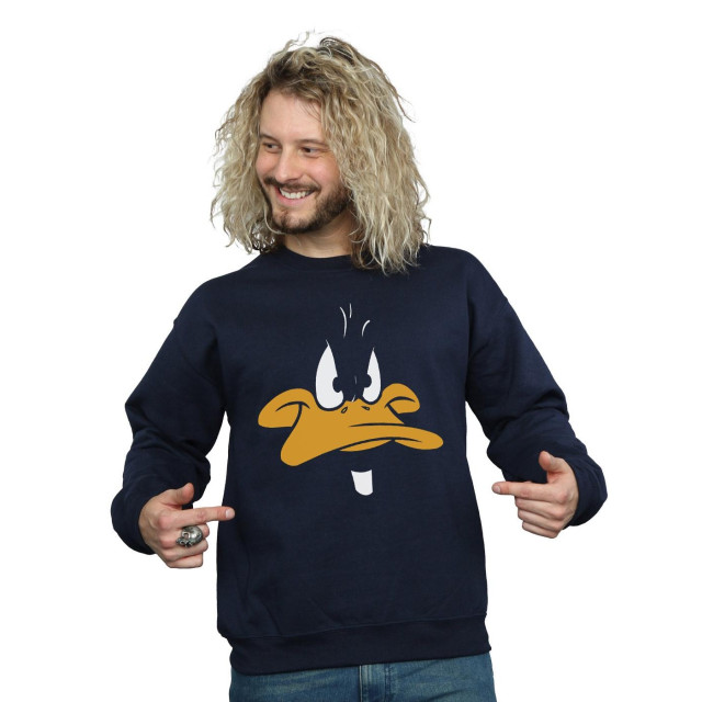 Li-cense Looney tunes heren daffy duck gezicht sweatshirt UTBI1921_navyblue large