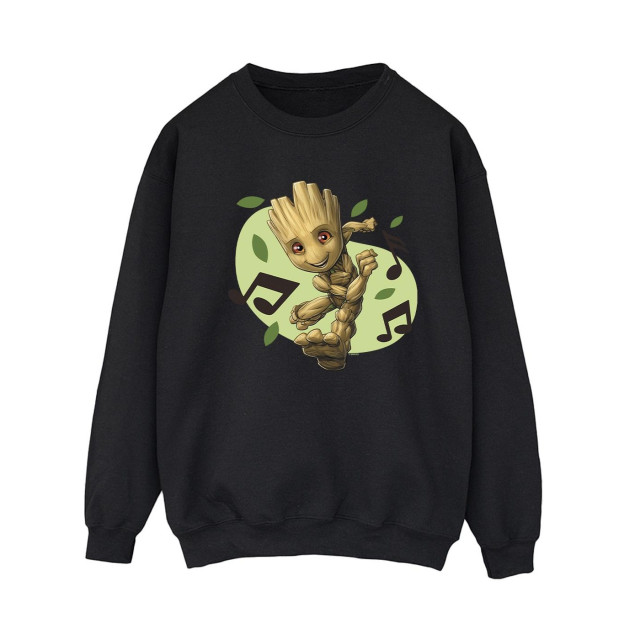 Li-cense Marvel dames guardians of the galaxy groot muzieknoten sweatshirt UTBI19359_black large