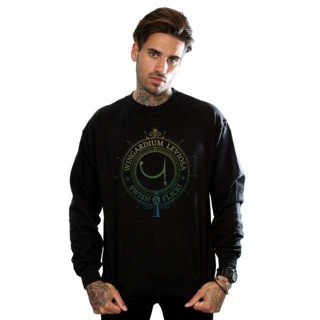 Li-cense Harry potter heren wingardium leviosa charme sweatshirt UTBI1920_black large