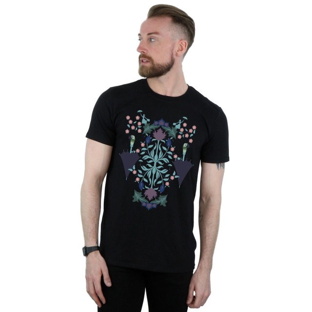 Li-cense Disney heren mary poppins bloemen collage t-shirt UTBI18673_black large