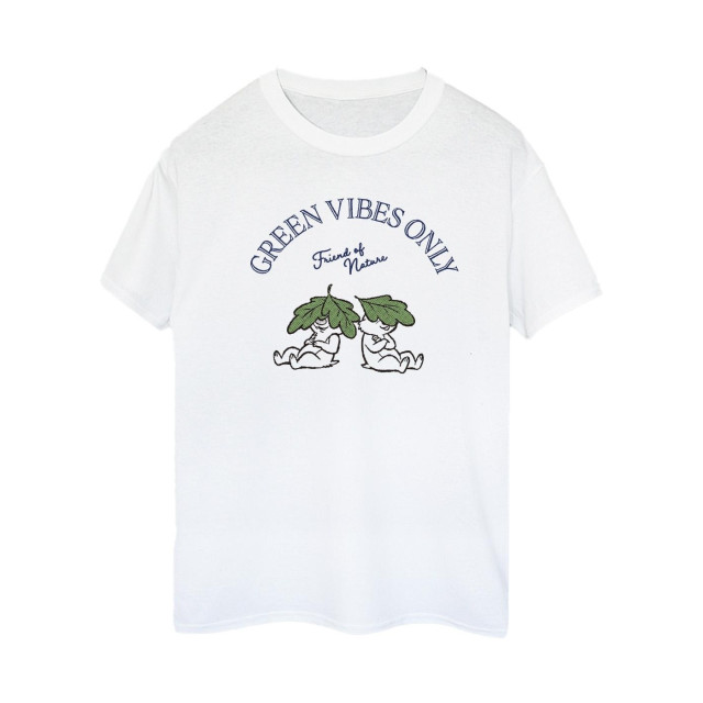 Li-cense Disney dames chip ´n dale green vibes only katoenen vriendje t-shirt UTBI18742_white large