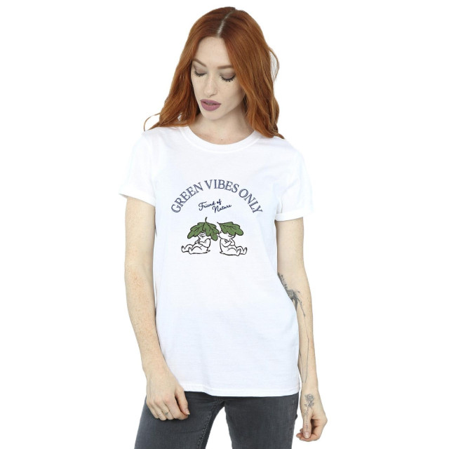 Li-cense Disney dames chip ´n dale green vibes only katoenen vriendje t-shirt UTBI18742_white large