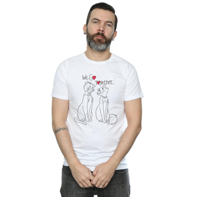 Li-cense Disney heren aristokatten we gaan samen t-shirt UTBI18811_white large