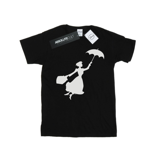 Li-cense Disney heren mary poppins vliegend silhouet t-shirt UTBI18884_black large
