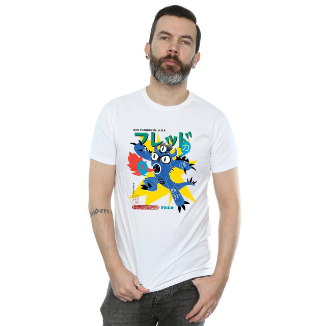 Li-cense Disney heren big hero 6 fred ultimate kaiju t-shirt UTBI18604_white large