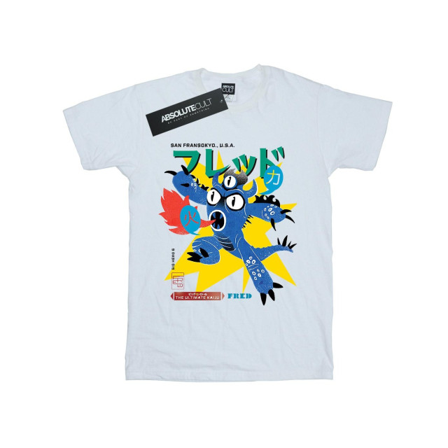 Li-cense Disney heren big hero 6 fred ultimate kaiju t-shirt UTBI18604_white large