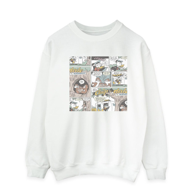 Li-cense Disney heren chip ´n dale comic sweatshirt UTBI19006_white large