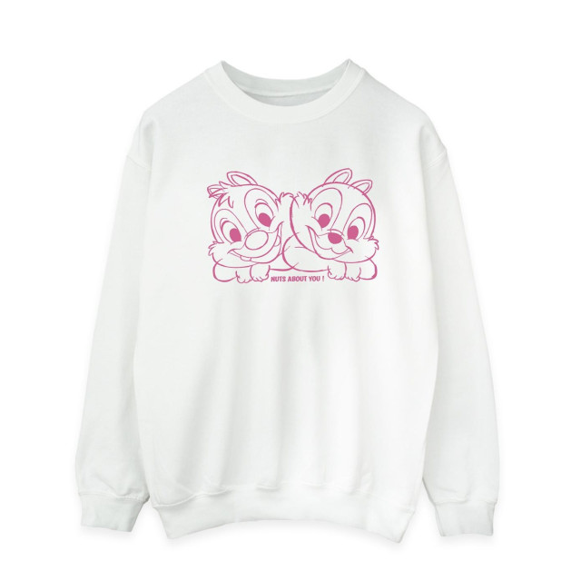 Li-cense Disney heren chip ´n´ dale nuts about you sweatshirt UTBI18983_white large
