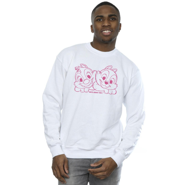 Li-cense Disney heren chip ´n´ dale nuts about you sweatshirt UTBI18983_white large