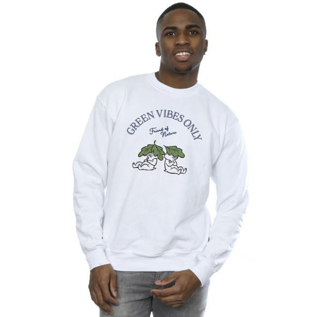 Li-cense Disney heren chip ´n dale green vibes only sweatshirt UTBI19007_white large