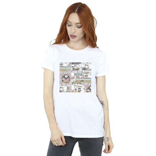 Li-cense Disney dames chip ´n dale comic katoenen vriendje t-shirt UTBI18741_white large