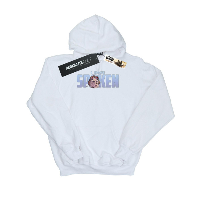 Li-cense Star wars heren the mandalorian kuiil i have spoken hoodie UTBI18704_white large