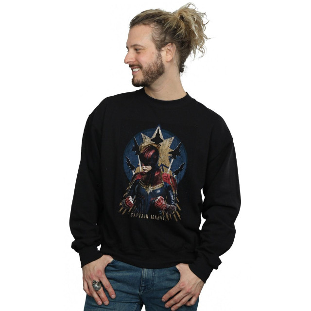 Li-cense Marvel heren captain jet burst sweatshirt UTBI18772_black large